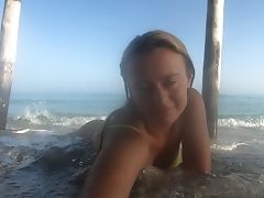 'nadando En El Océano Atlántico En Cuba Two'